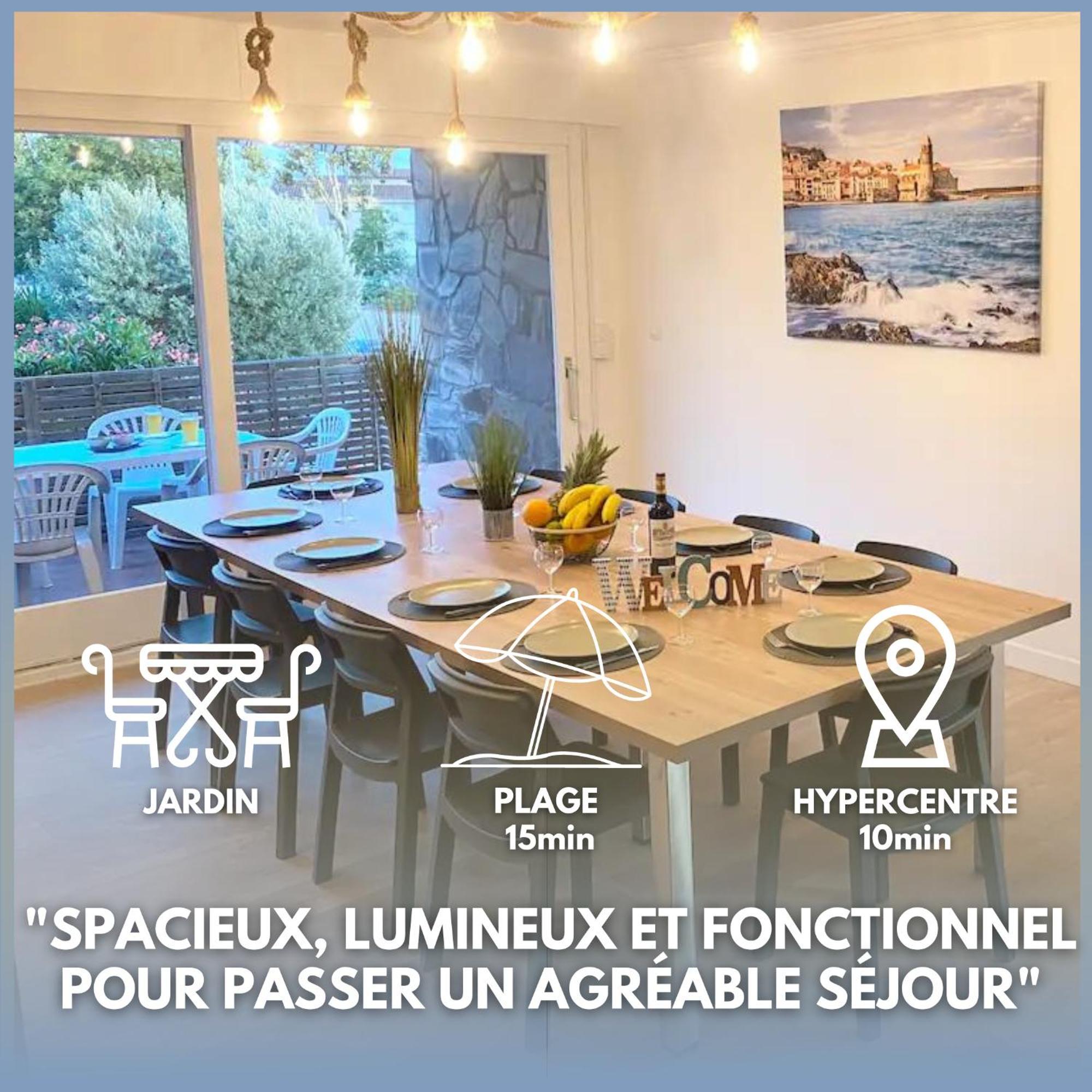 L'Artmonie - Climatise - Jardin - Centre-Ville - Plage Perpignan Dış mekan fotoğraf